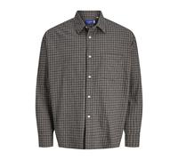 JACK&JONES - JORMEADOWS OVERSIZED CHECK SHIRT LS Mocha Meringue - Gr. - S