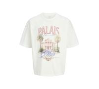 JACK&JONES - JORMENTON PHOTO TEE SS CREW NECK Snow White - Gr. - XXL