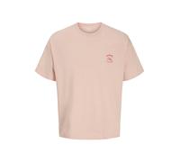 JACK&JONES - JORMONTAUK BACK GRAPHIC TEE SSCN EA26 SN Peach Melba - Gr. - XL