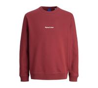 Jack & Jones Sweatshirt "Jormorrebro" in Rot - 40% | Größe L | Herren Plussize