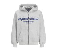 JACK&JONES - JORNORREBRO FRONT SWEAT ZIP HOOD JNR Weiß - Gr. - 164