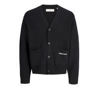 JACK&JONES - JORNORREBRO KNIT CARDIGAN LN Black - Gr. - M
