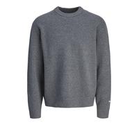 JACK&JONES - JORNORREBRO KNIT CREW NECK SN JNR Dark Grey Melange - Gr. - 140