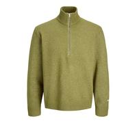 JACK & JONES JORNORREBRO KNIT HALF ZIP SN Herren | Olive Drab | S
