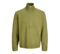 JACK & JONES JORNORREBRO KNIT HALF ZIP SN Herren | Olive Drab | XXL