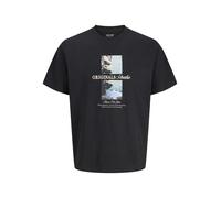 JACK&JONES - JORNORREBRO PHOTO TEE SS CREW NECK JNR Black - Gr. - 164