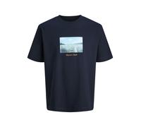 JACK&JONES - JORNORREBRO PHOTO TEE SS CREW NECK LN Sky Captain - Gr. - S