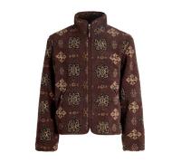 JACK & JONES JORNORREBRO TEDDY AOP JACKET Herren | DEEP MAHOGANY AOP | M