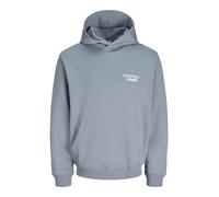 Jack & Jones Kapuzensweatshirt JORNORREBRO TYPO BACK SWEAT HOOD Tradewinds Herren M relaxed fit