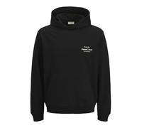 JACK&JONES - JORNORREBRO TYPO BACK SWEAT HOOD SN JNR Black - Gr. - 140
