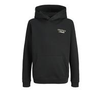 JACK&JONES - JORNORREBRO TYPO BACK SWEAT HOOD SN JNR Black - Gr. - 164