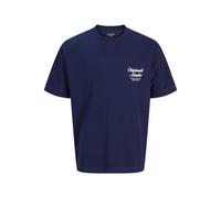 JACK&JONES - JORNORREBRO TYPO TEE SS CREW NECK NOOS ocean cavern - Gr. - M