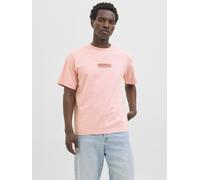 JACK&JONES - JORTAVIRA POP TEE SS CREW NECK OC25 tickled pink - Gr. - S