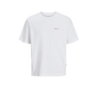 JACK&JONES - JORVARENNA PAINTED BACK TEE SS CREW NECK bright white - Gr. - M
