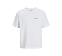 JACK&JONES - JORVARENNA PAINTED BACK TEE SS CREW NECK bright white - Gr. - XL