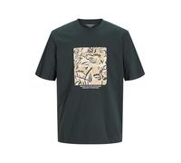 Jack & Jones - JORVESTERBRO NEWTON BOXFRONT TEE SS BF forest river - Gr. - S