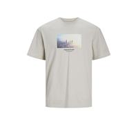 Jack & Jones Herren Rundhals T-Shirt JORVESTERBRO PICTURE - Relaxed Fit