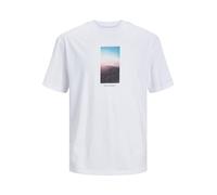 Jack & Jones Herren Rundhals T-Shirt JORVESTERBRO PICTURE - Relaxed Fit