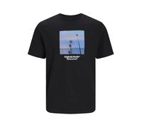 Jack & Jones Herren Rundhals T-Shirt JORVESTERBRO PICTURE - Relaxed Fit
