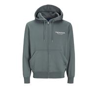 JACK&JONES - JORVESTERBRO SWEAT ZIP HOOD NOOS stormy weather - Gr. - XXL