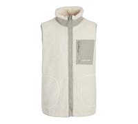 Steppweste JACK & JONES "JORVESTERBRO TEDDY BODYWARMER AW24 NOOS" Gr. XL, rot (cloud dancer) Herren Westen (32407450-XL) cloud dancer