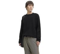 Strickpullover JACK & JONES "JPRBLABRADFORT KNIT CREW NECK", Damen, Gr. L, schwarz, Strick, Obermaterial: 67% Polyester, 25% Polyacryl, 8% Nylon, unifarben, relaxed fit normal, Rundhals, Pullover Stri