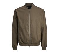 JACK&JONES - JPRBLALEISTER LINEN BLEND BOMBER JKT LN Morel - Gr. - M