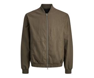 JACK&JONES - JPRBLALEISTER LINEN BLEND BOMBER JKT LN Morel - Gr. - XL