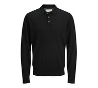 JACK&JONES - JPRBLAMERINO KNIT POLO black - Gr. - M