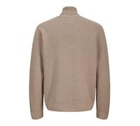 Jack & Jones Rollkragenpullover JPRBLAMILANO Herren M greige meliert 100% Baumwolle