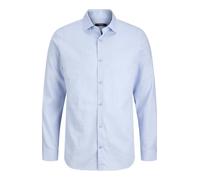 JACK&JONES - JPRBLAPARKER MELANGE L/S SHIRT BF SN Chambray Blue - Gr. - M