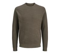 JACK&JONES - JPRBLUBARKLEY KNIT CREW NECK CH LN Crocodile - Gr. - M
