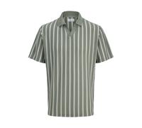 JACK & JONES Premium Regular Fit Poloshirt mit V-Ausschnitt Modell 'HARRY' in Lind, Größe L