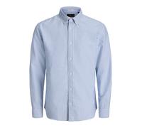 Jack & Jones "JPRBLUHARVEY OXFORD L/S SHIRT SN" Baumwolle, regular fit (62575361-M) dusty blau stripes:regular fit