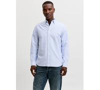 Jack & Jones "JPRBLUHARVEY OXFORD L/S SHIRT SN" Baumwolle, regular fit (82312941-L) infinity stripes:regular fit