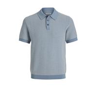 JACK&JONES - JPRBLUKINGSLEY KNIT POLO SS LN Ashley Blue - Gr. - M