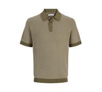 JACK&JONES - JPRBLUKINGSLEY KNIT POLO SS LN Martini Olive - Gr. - S