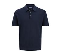 JACK&JONES - JPRBLURILEY KNIT POLO SS SN Blau - Gr. - M