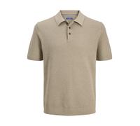 Jack & Jones Kurzarm-Poloshirt Bluriley Knit 2XL Lemon Pepper / Twist