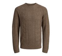 Jack & Jones Pullover in Hellbraun - Größe M | Herren Plussize