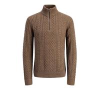 JACK & JONES Jprblusean Knit Cable Half Zip Sn
