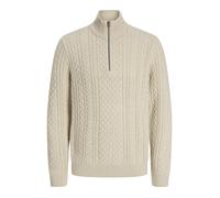 Jack & Jones Troyer JPRBLUSEAN KNIT CABLE HALF ZIP – meliert, 57/43% Polyacryl/Baumwolle, Gr. XL
