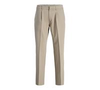 Jack & Jones Premium Loose Fit Stoffhose mit Bundfalten Modell 'KARL' in Beige, Größe 30/32