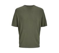 JACK & JONES Male Gestricktes T-Shirt Einfarbig Gestricktes T-Shirt