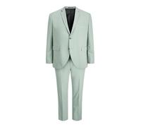 Anzug "JPRFRANCO SUIT NOOS PLS", Damen, Gr. 68, N-Gr, iceberg grün, Web, Obermaterial: 78% Polyester, 17% Viskose, 5% Elasthan, JACK & JONES PLUSSIZE, unifarben, slim fit, Anzüge (34588104-68) iceberg