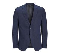 JACK & JONES Herren JPRRIVIERA Linen SN Slim Blazer, Dark Navy/Fit:Slim FIT, 52