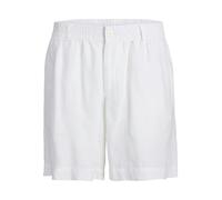 JACK&JONES - JPSTBILL LAWRENCE LINEN SHORTS REG LN Bright White - Gr. - XL