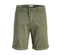 Chinoshorts JACK & JONES "JPSTBOWIE JJSHORTS S" Gr. XS, N-Gr, grün (deep lichen green) Herren Hosen Chinoshorts (30861510-XS) deep lichen green