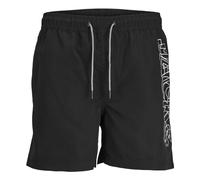 Jack & Jones Fiji Swim Double Logo in Gr. L in Schwarz