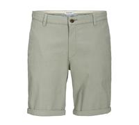 Jack & Jones Regular Fit Bermudas mit Strukturmuster Modell 'FURY' in Lind, Größe S